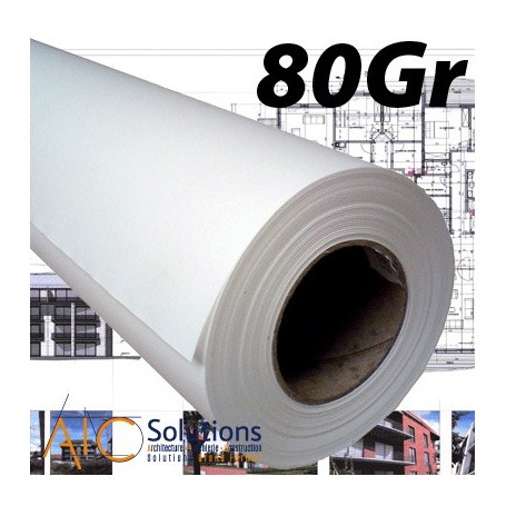 ColorPrint Premium EXTRA blanc Papier 80gr 0,420 (A2) x 90m