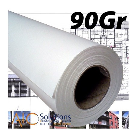 ColorPrint Premium EXTRA blanc Papier 90gr 0,610 (24") x 50m