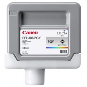 Canon PFI-306 PGY - Cartouche d'impression gris photo chiné 330ml