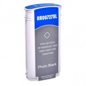 Cartouche d'impression noir photo générique HP 727 130ml (B3P23A)