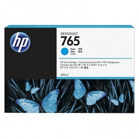 HP 765 - Cartouche d'impression cyan 400ml (F9J52A)