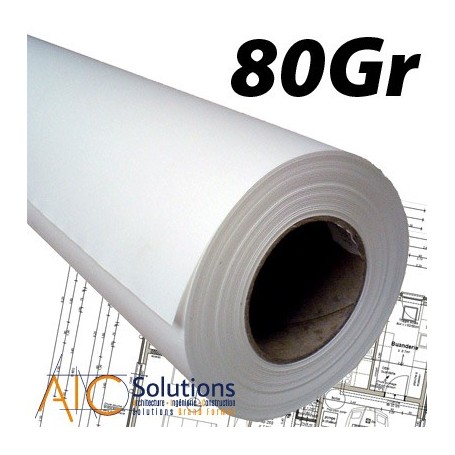 Papier PPC Premium EXTRA blanc 80gr 0,841 (A0) x 175m (Ø3")