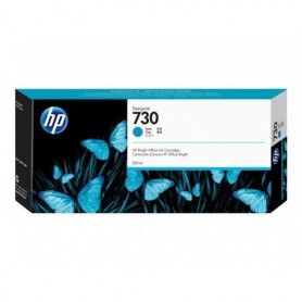 HP 730 - Cartouche d'impression cyan 300ml (P2V68A)