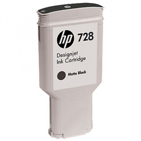 HP 728 - Cartouche d'impression noir mat 300ml (F9J68A)