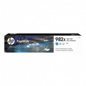 HP 982X - T0B27A - cartouche d’encre PageWide cyan (Jusqu'à 16000 pages)