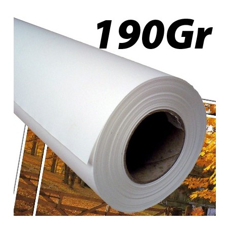Papier Photo Brillant microporeux 190Gr 1,067 (42") x 30m
