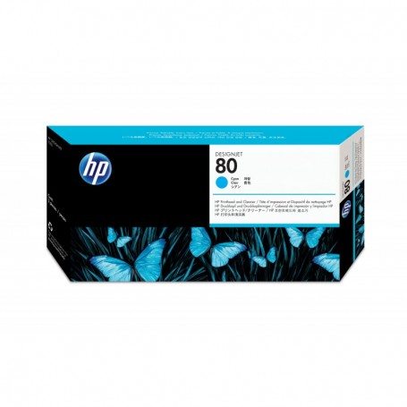 HP 80 - Tête d'impression cyan (C4821A)